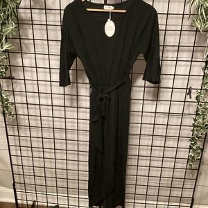 Qearal Tie Waist Maxi Dress B183
